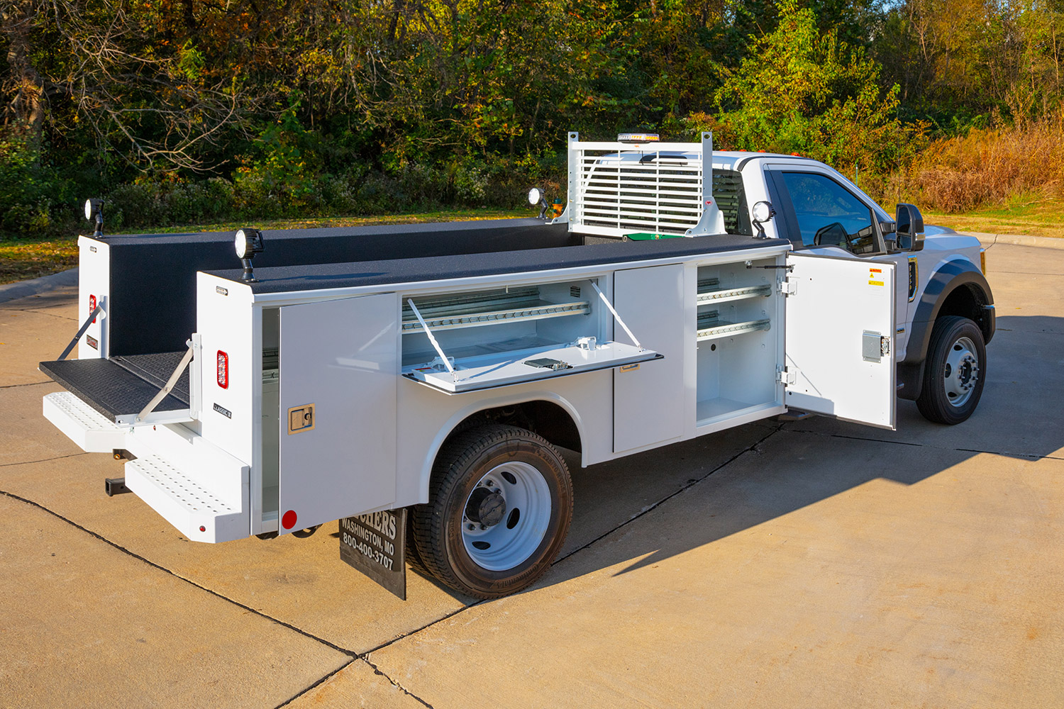 custom service truck body